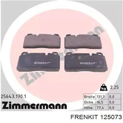Ремкомплект главного тормозного цилиндра Frenkit 125073 цена, от 6.88 USD