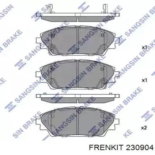 D41190C Autofren Ремкомплект заднего тормозного суппорта