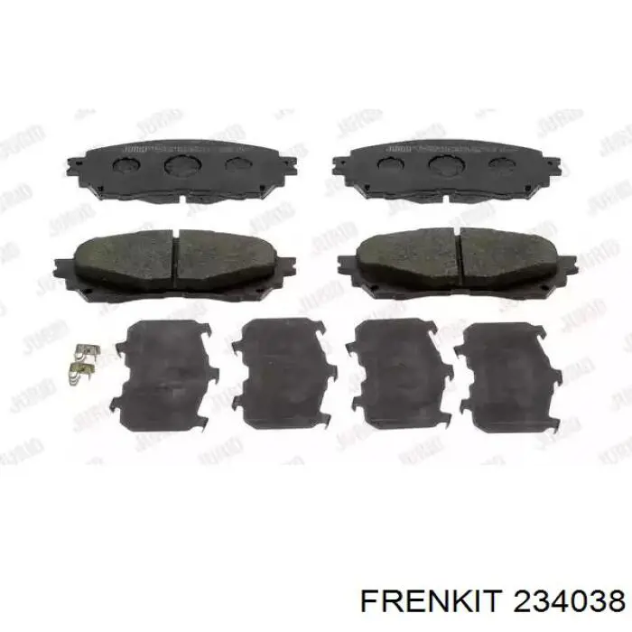 234038 Frenkit ремкомплект суппорта тормозного переднего
