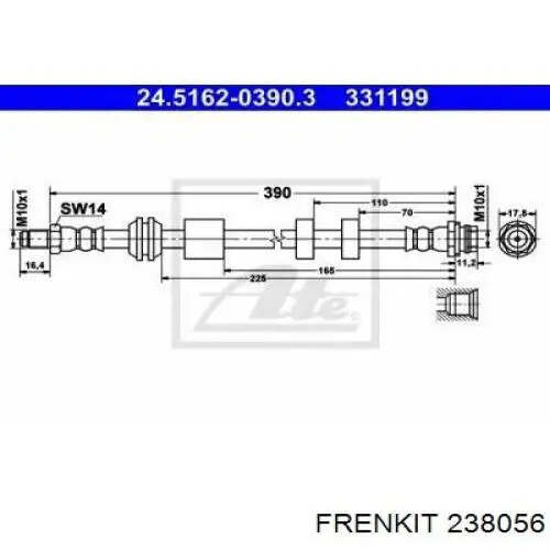 Ремкомплект суппорта 8899064 SBS