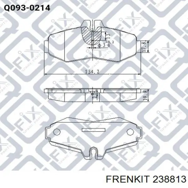 Ремкомплект суппортов Frenkit 238813 цена, от 21.00 USD