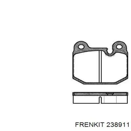 Ремкомплект заднего суппорта Autofren D41167C