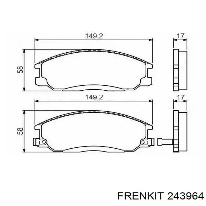 Ремкомплект заднего суппорта  AUTOFREN D42359C