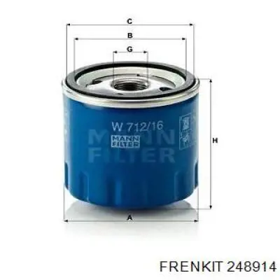 Купить 248914 Frenkit Ремкомплект переднего суппорта