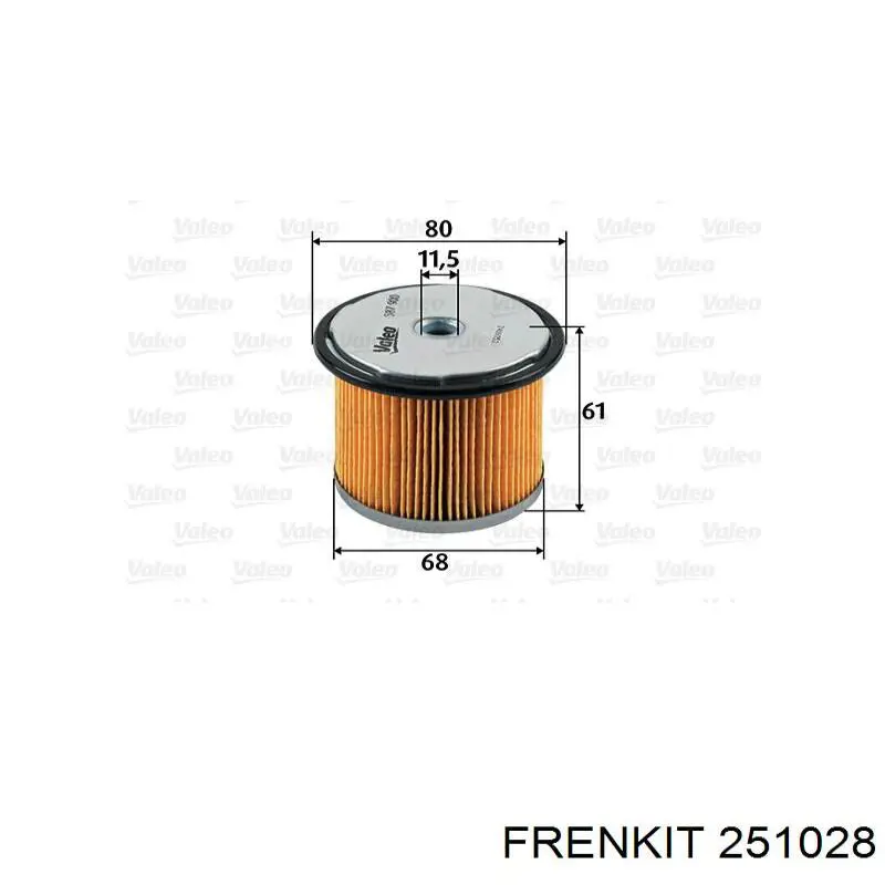 Ремкомплект тормозной системы Frenkit 251028 цена, от 6.52 USD