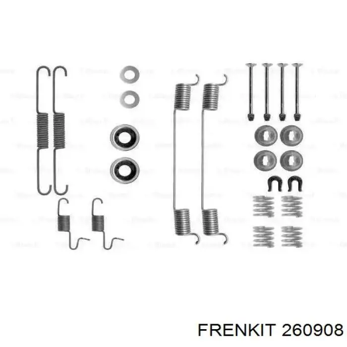 Ремкомплект тормозной системы Frenkit 260908 цена, от 17.28 USD