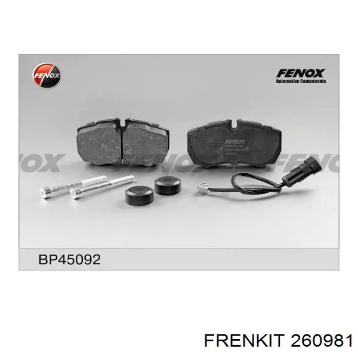 Ремкомплект суппортов Frenkit 260981 цена, от 35.26 USD