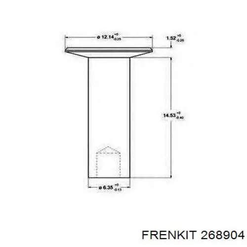 Ремкомплект суппорта 268904 Frenkit