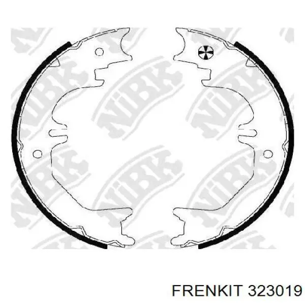 Ремкомплект тормозного цилиндра заднего FRENKIT 323019