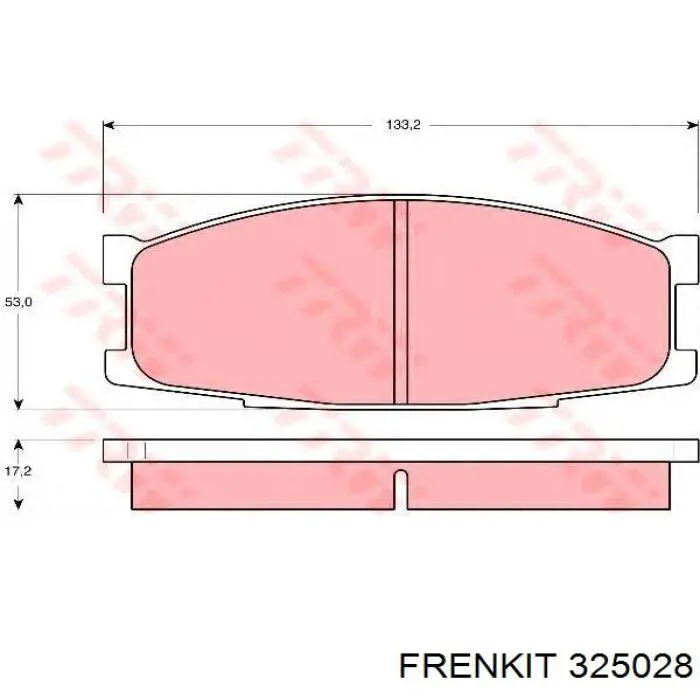 Купить 325028 Frenkit Ремкомплект тормозного цилиндра заднего