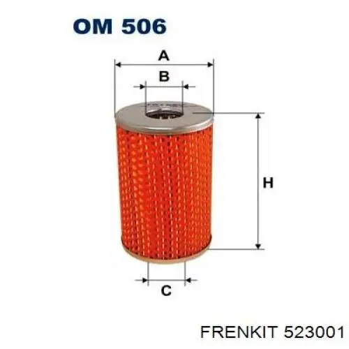 Ремкомплект рабочего цилиндра сцепления Frenkit 523001 цена, от 3.67 USD