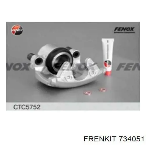 734051 Frenkit Ремкомплект заднего тормозного суппорта