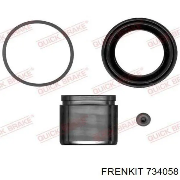 734058 Frenkit Ремкомплект заднего тормозного суппорта