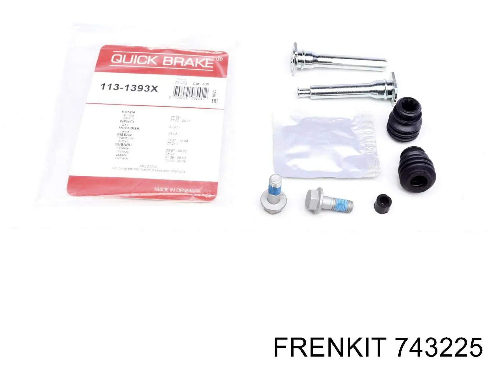 743225 Frenkit suporte do freio dianteiro esquerdo