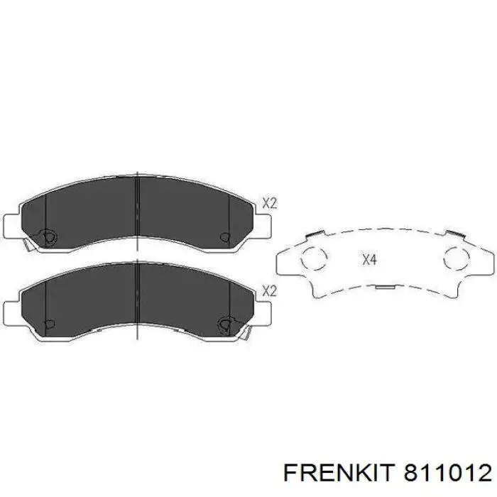 Купить 811012 Frenkit Ремкомплект переднего суппорта