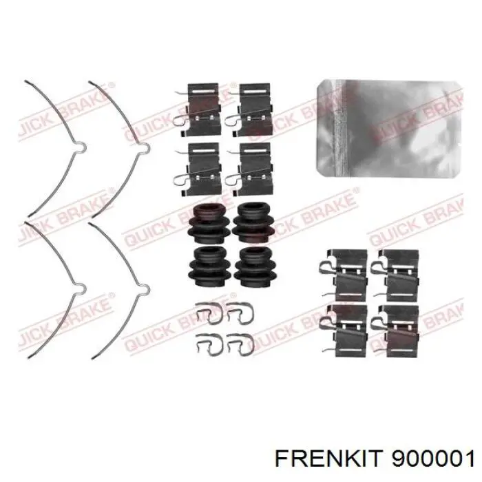 900001 Frenkit ремкомплект тормозных колодок