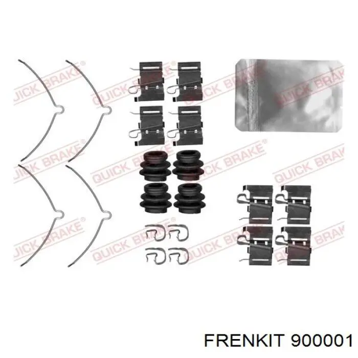 Ремкомплект тормозных колодок 900001 Frenkit