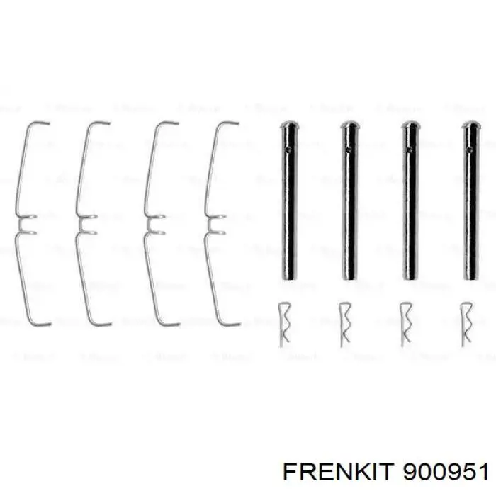 Ремкомплект тормозов передних Frenkit 900951 цена, от 3.30 USD