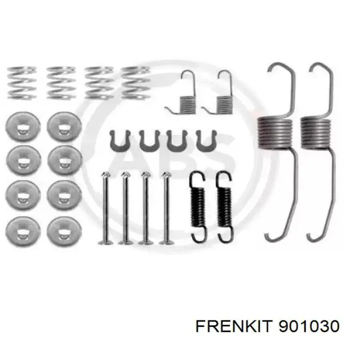 Juego de reparación, pastillas de frenos 901030 Frenkit