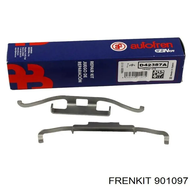 Комплект пружинок крепления дисковых колодок задних Frenkit 901097 цена, от 3.12 USD