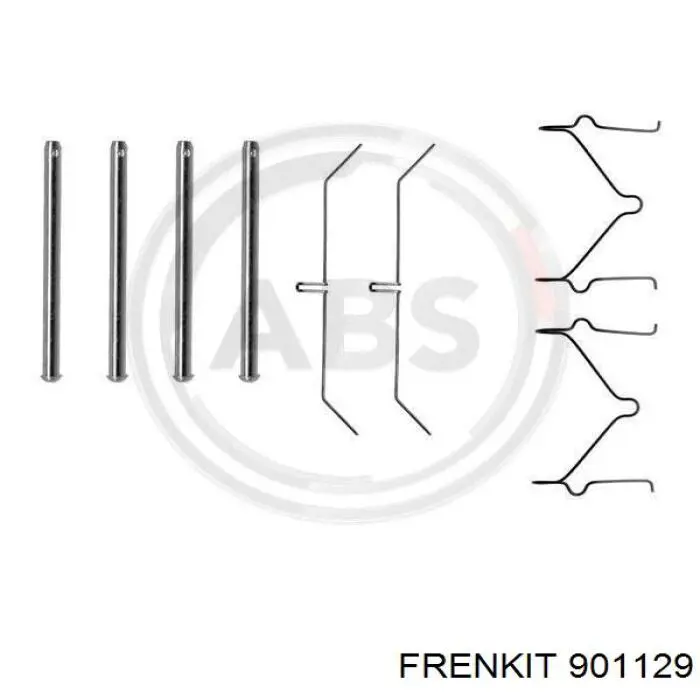 901129 Frenkit kit de reparação das sapatas do freio