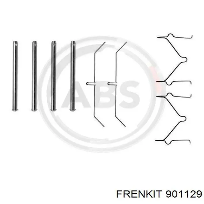 Ремкомплект тормозных колодок 901129 Frenkit