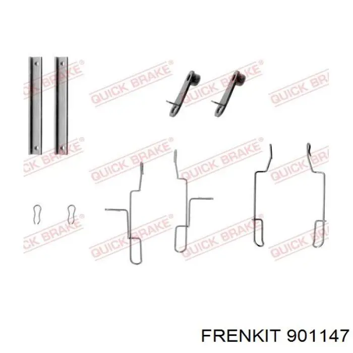 Ремкомплект тормозных колодок 901147 Frenkit