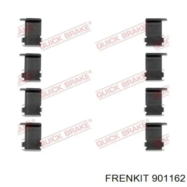 Купить 901162 Frenkit Комплект пружинок крепления дисковых колодок передних