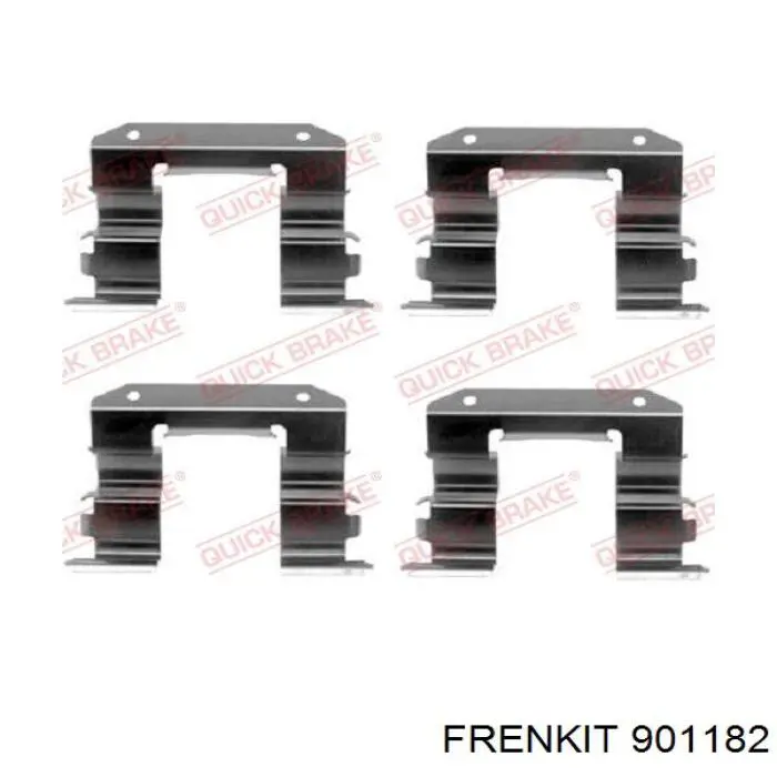 901182 Frenkit kit de molas de fixação de sapatas de disco dianteiras