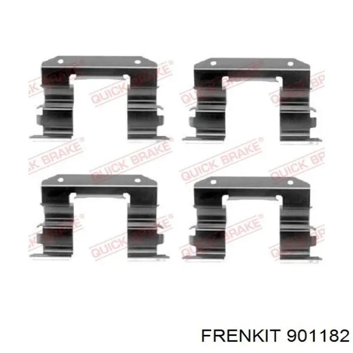 901182 Frenkit Комплект пружинок крепления дисковых передних колодок
