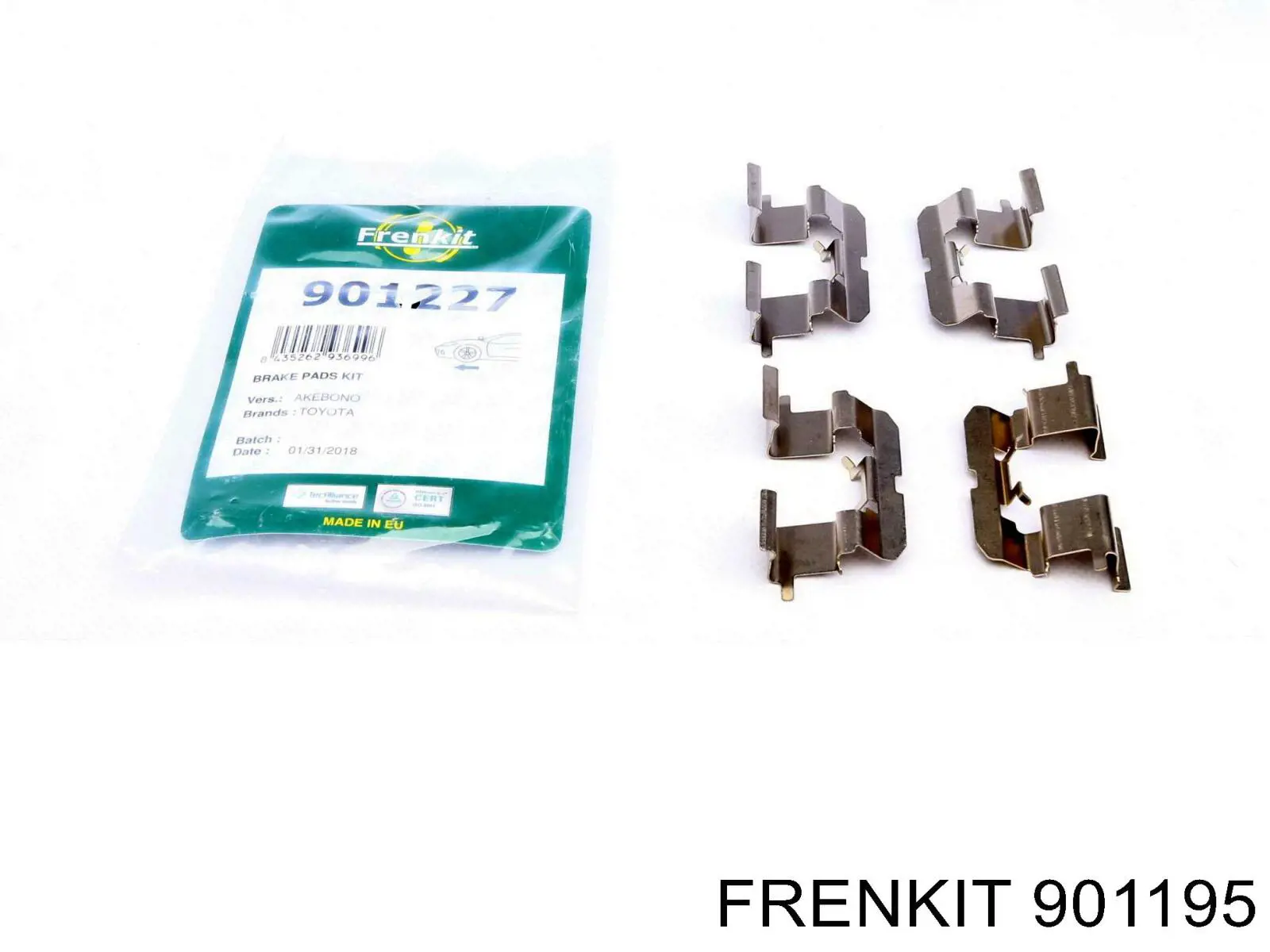 901195 Frenkit kit de reparação das sapatas do freio