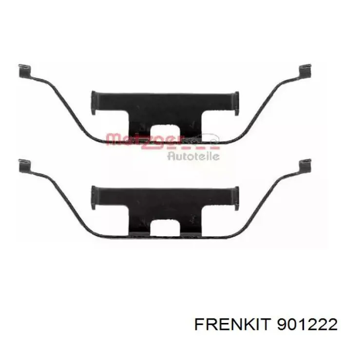 Комплект пружинок крепления дисковых колодок, передних Frenkit 901222 цена, от 5.67 USD