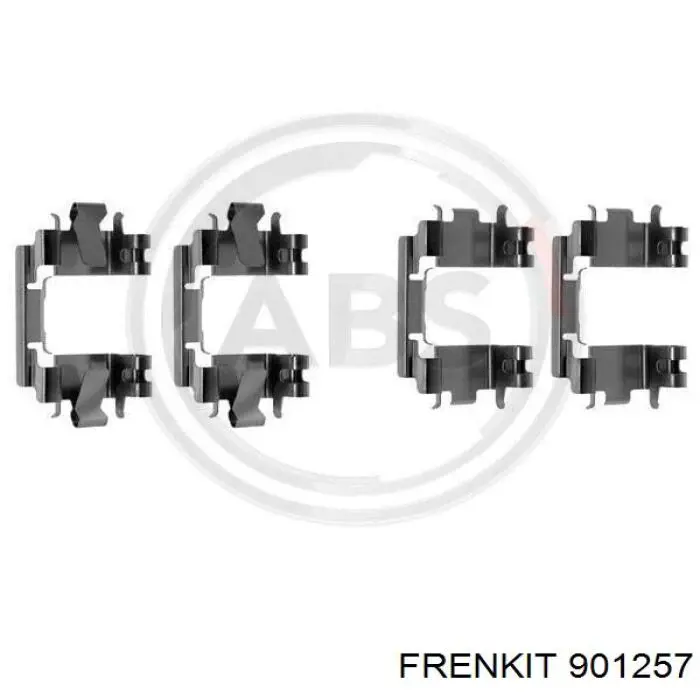 901257 Frenkit комплект пружинок крепления дисковых колодок передних