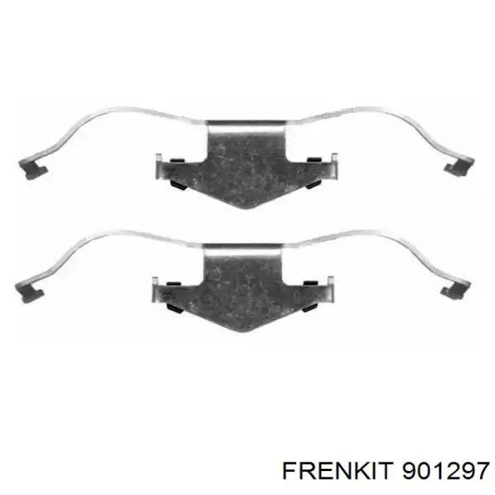Купить 901297 Frenkit Комплект пружинок крепления дисковых колодок передних