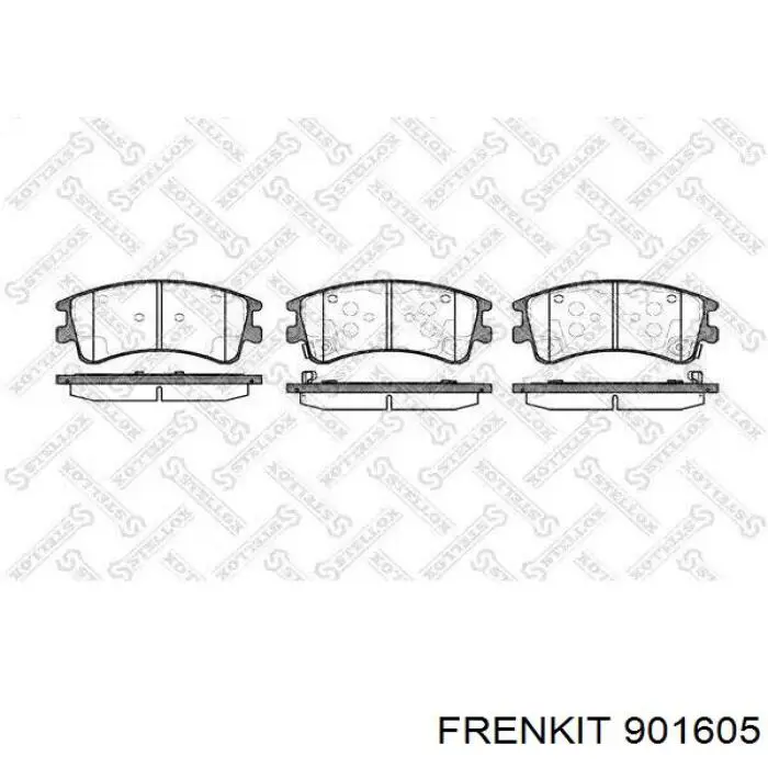 Купить 901605 Frenkit Комплект пружинок крепления дисковых колодок передних