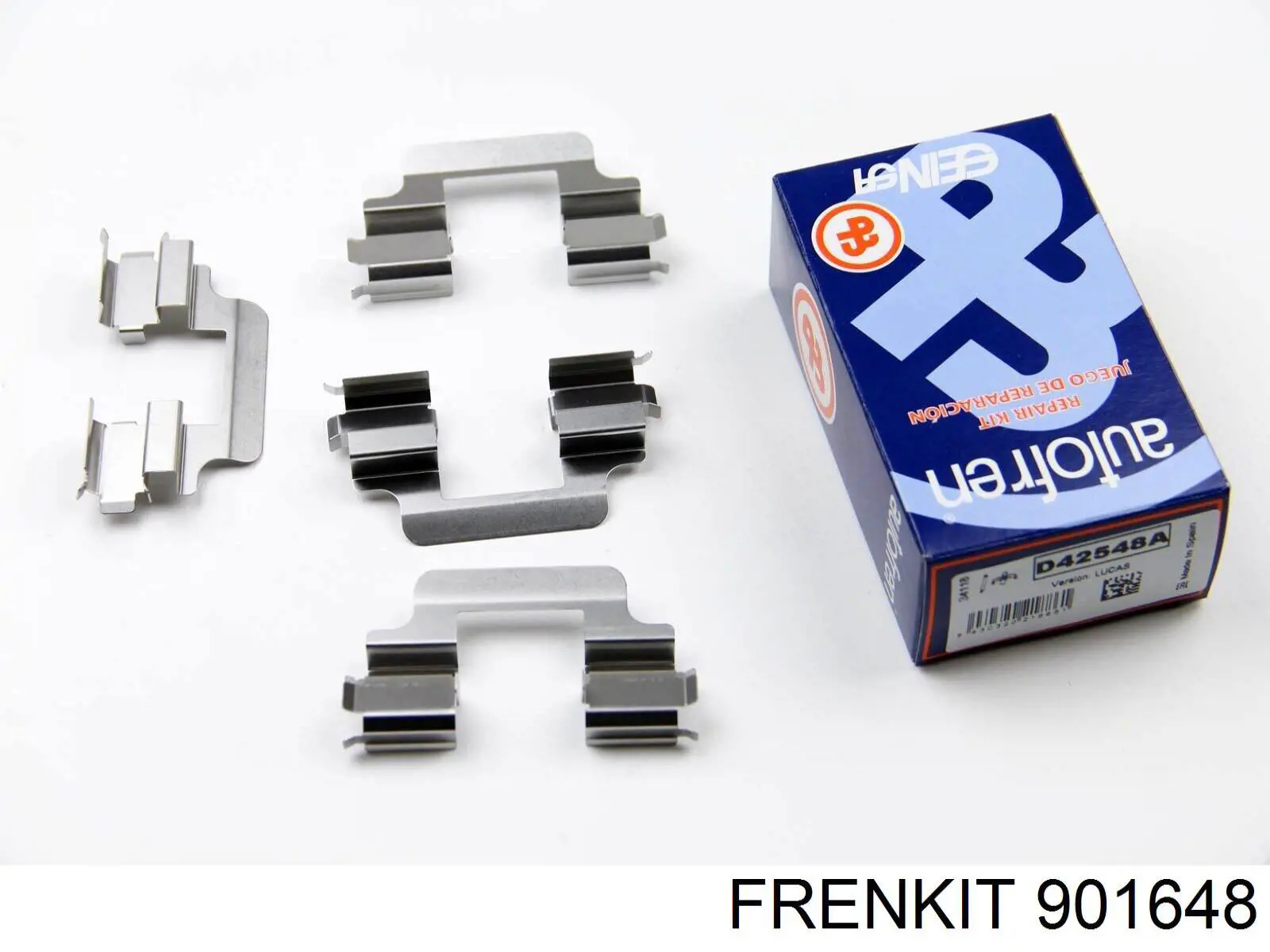 Комплект пружинок крепления дисковых колодок, передних Frenkit 901648 цена, от 5.96 USD