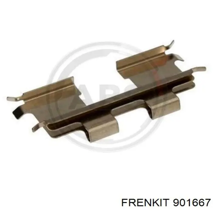 901667 Frenkit комплект пружинок крепления дисковых колодок задних