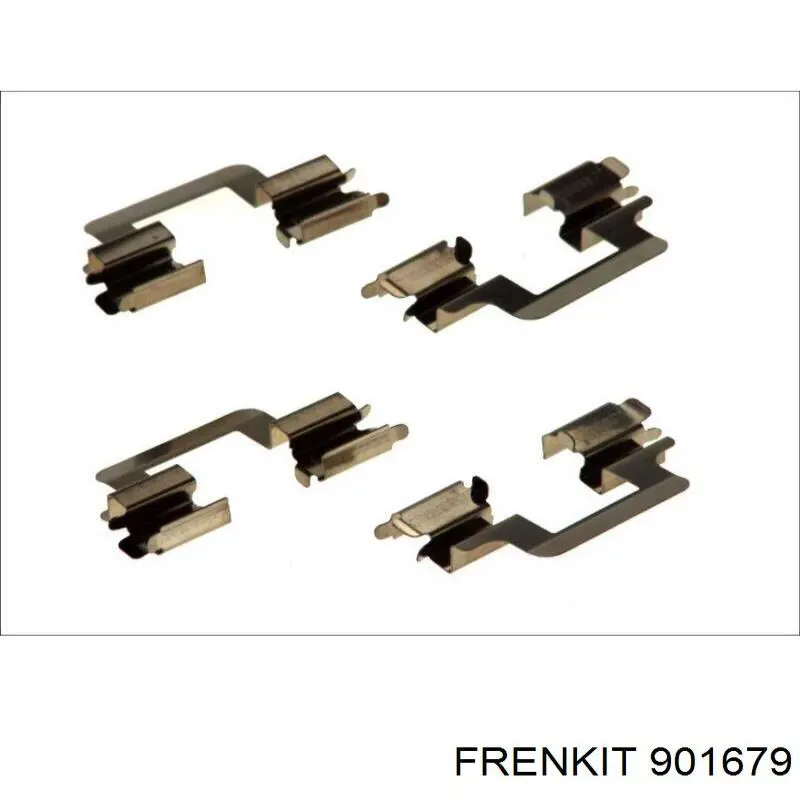 901679 Frenkit комплект пружинок крепления дисковых колодок задних