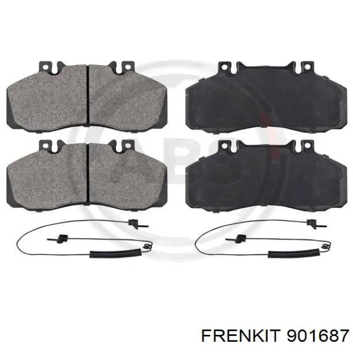 901687 Frenkit braçadeira do freio de suporte traseiro