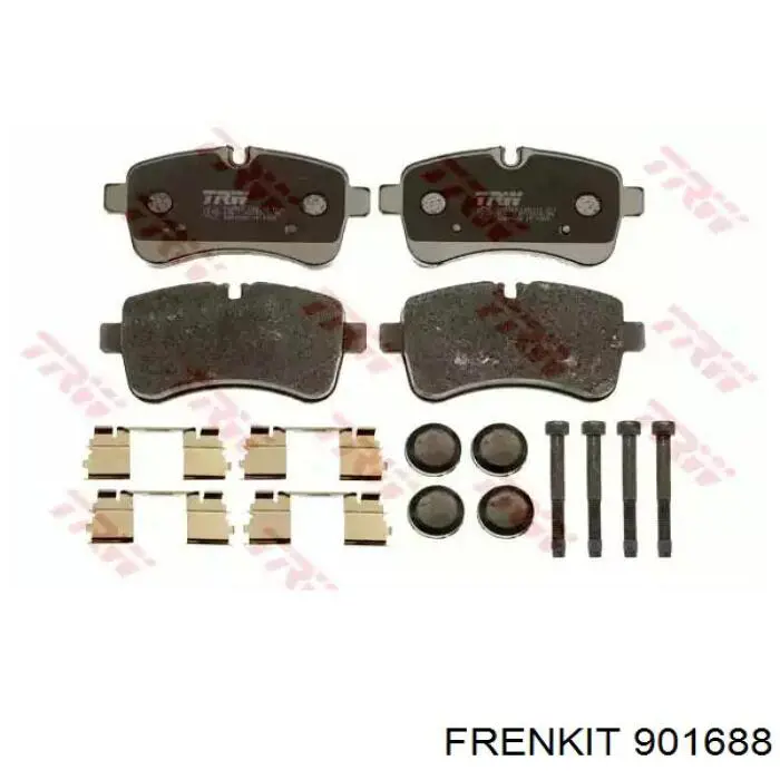Купить 901688 Frenkit Комплект пружинок крепления дисковых колодок передних