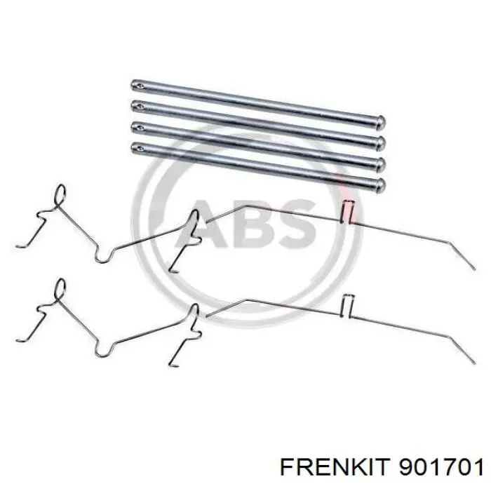 Ремкомплект тормозных колодок Frenkit 901701 цена, от 5.78 USD