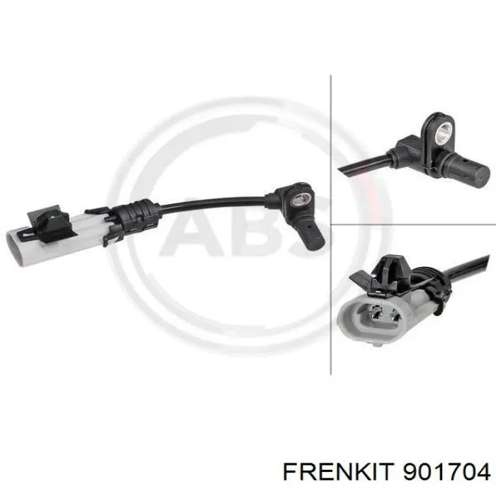 Комплект пружинок крепления дисковых колодок задних Frenkit 901704 цена, от 6.00 USD