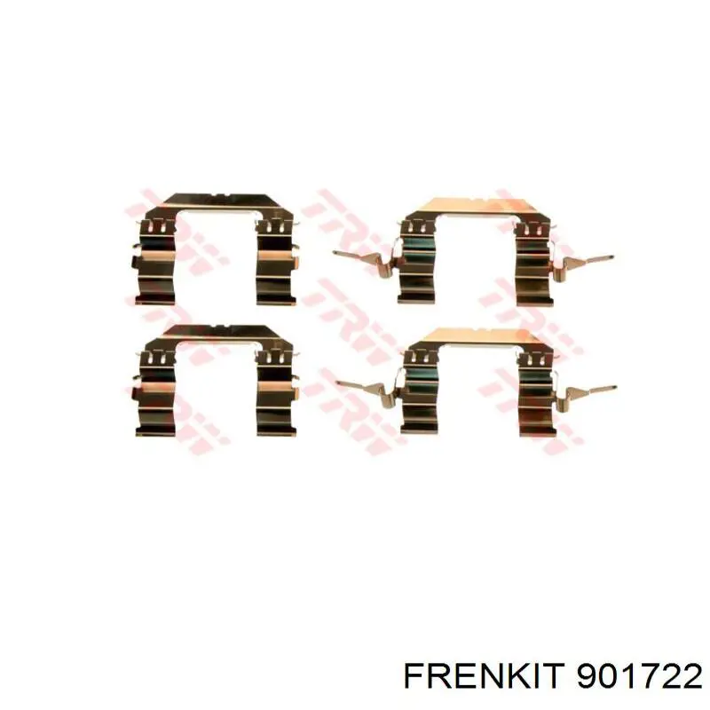 901722 Frenkit Комплект пружинок крепления дисковых передних колодок