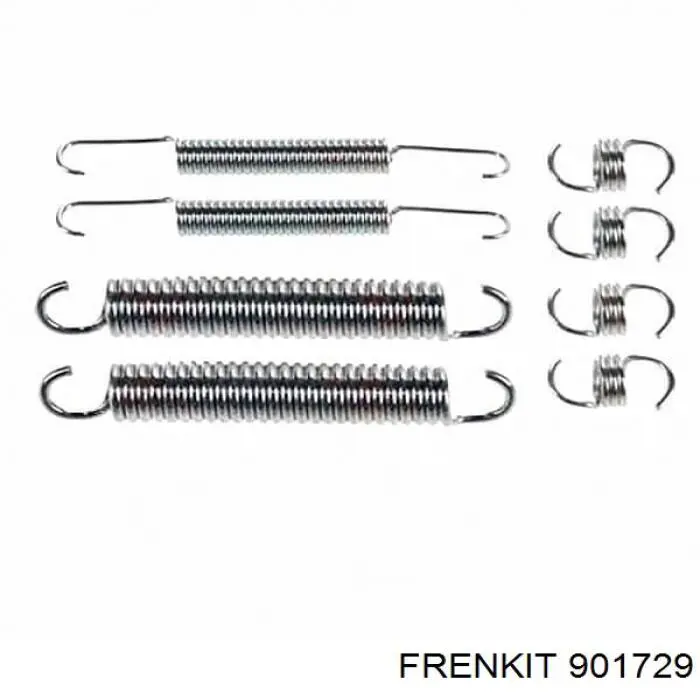 Комплект пружинок крепления дисковых колодок передних 901729 Frenkit