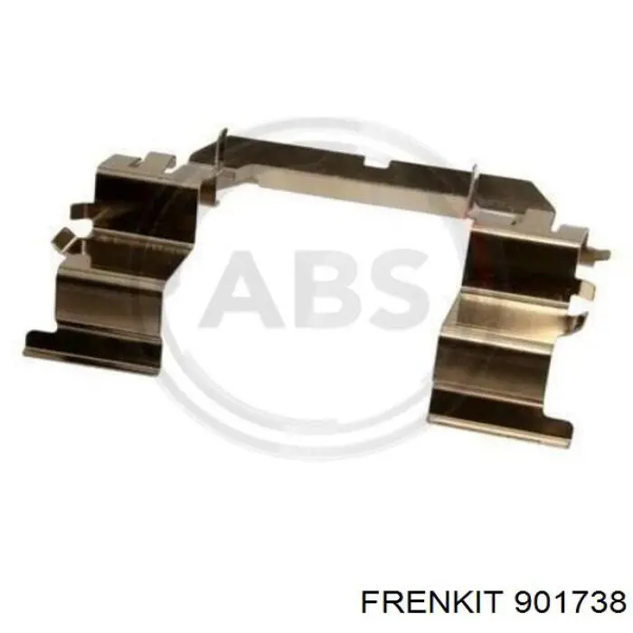 901738 Frenkit Комплект пружинок крепления дисковых передних колодок