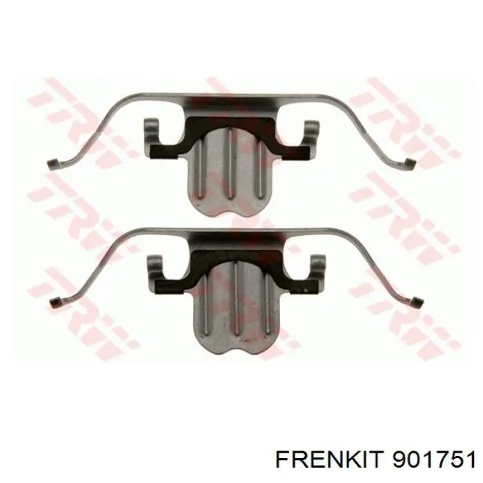 Комплект пружинок крепления дисковых колодок, передних Frenkit 901751 цена, от 7.51 USD