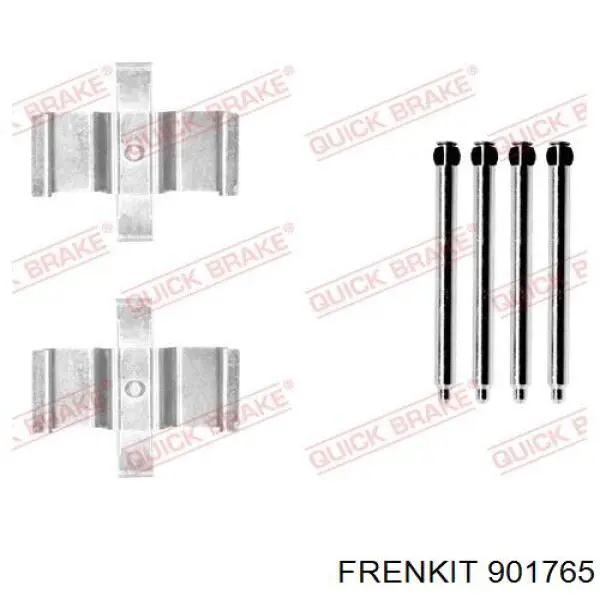 901765 Frenkit ремкомплект тормозных колодок