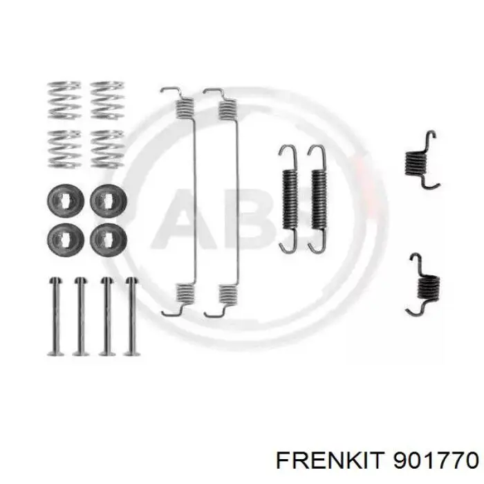 Купить 901770 Frenkit Комплект пружинок крепления дисковых колодок задних