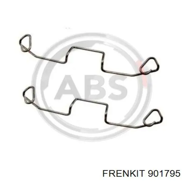 Комплект пружинок крепления дисковых колодок, передних Frenkit 901795 цена, от 4.31 USD
