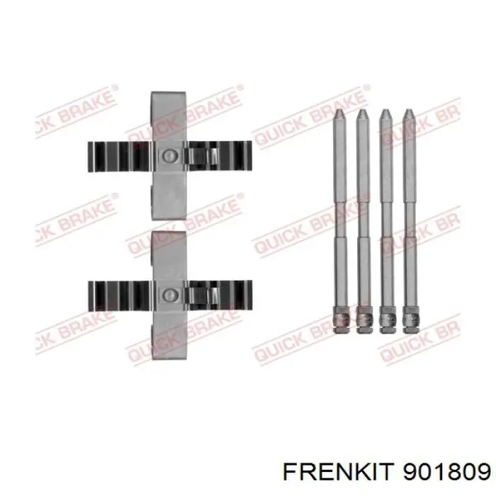 901809 Frenkit kit de reparação dos freios traseiros